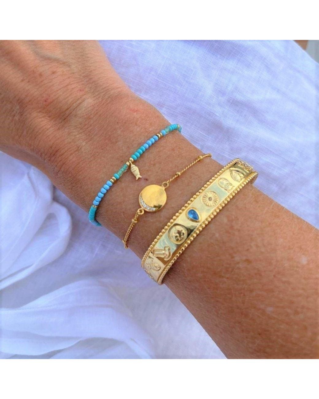With Love Darling Metallic Eclipse Bracelet
