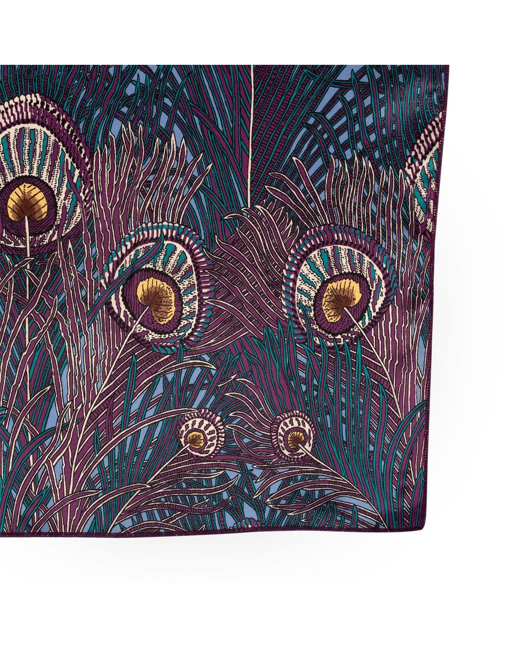 LE COLONEL Blue Liberty Queen Hera Silk Square