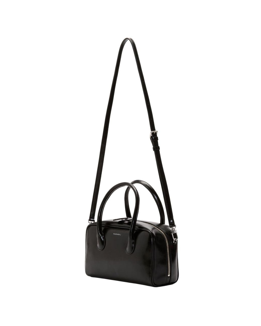MARHEN.J Black Lara Small Three Way Vegan Leather Shoulder Bag