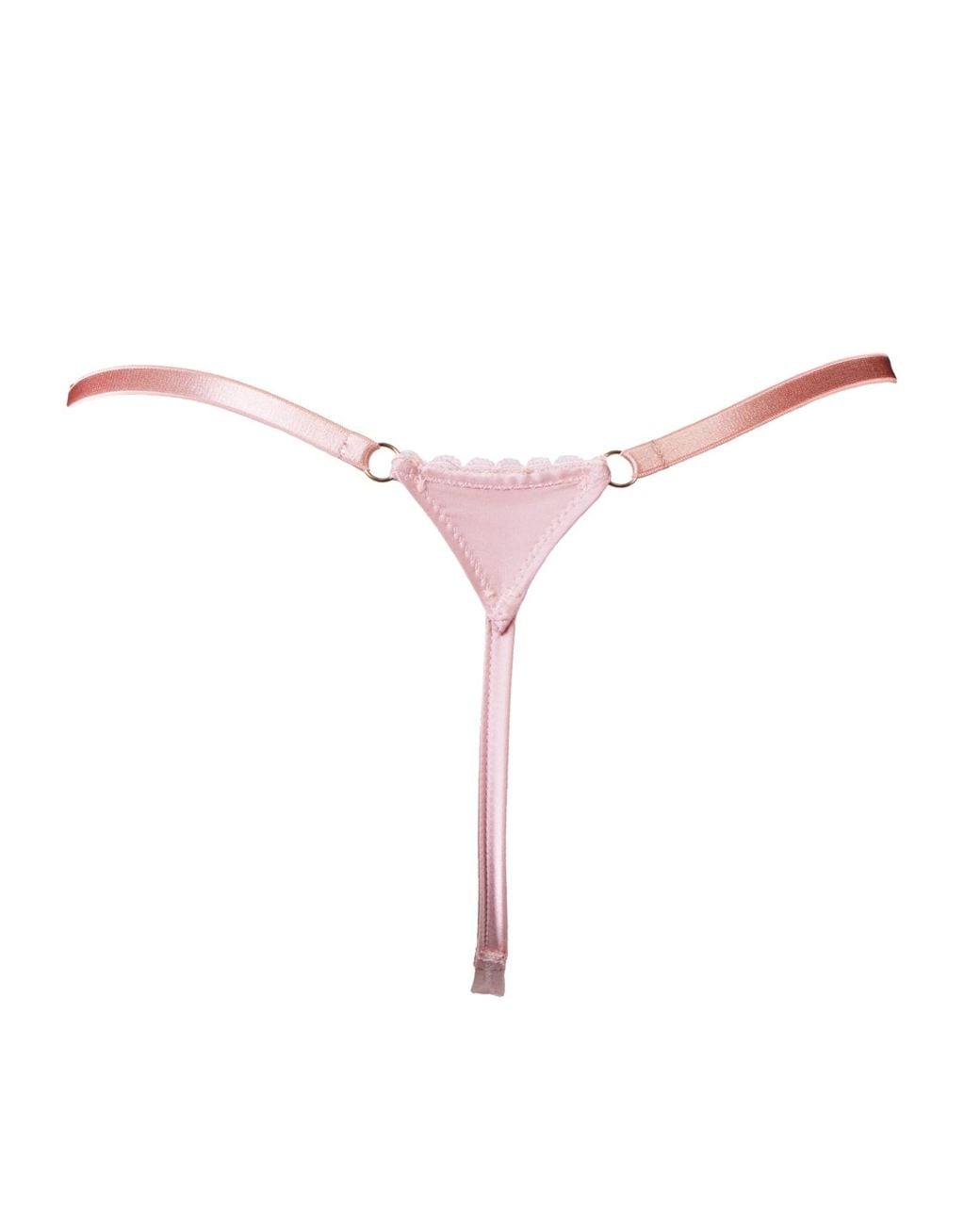 Noblesse Oblige Nude Luna String in Pink | Lyst