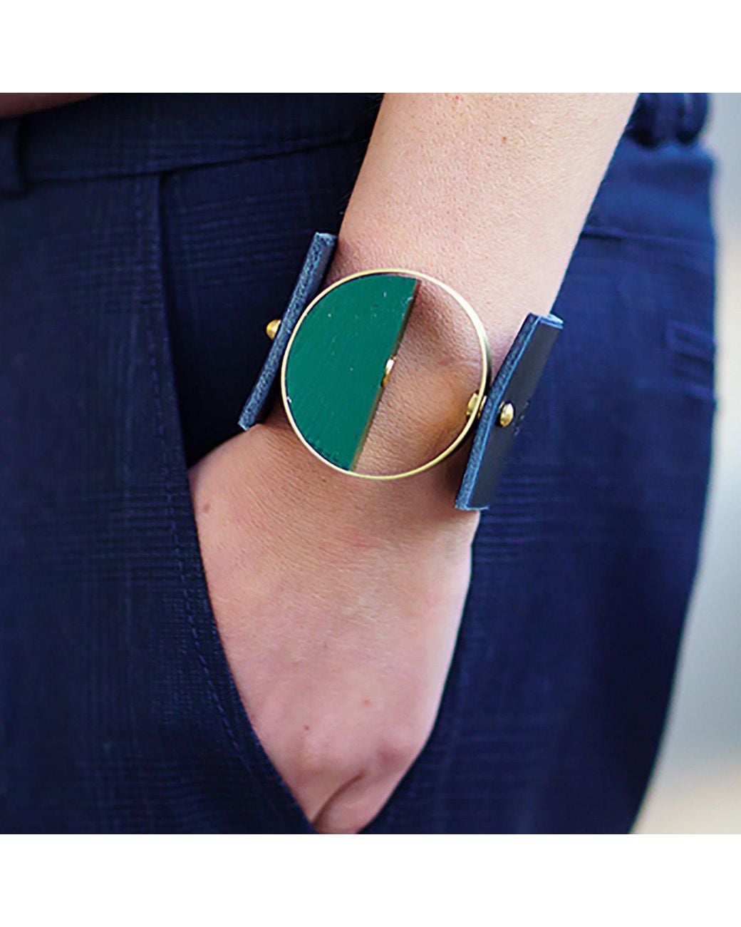 Svetlana Vukov Orange Crescent Bracelet