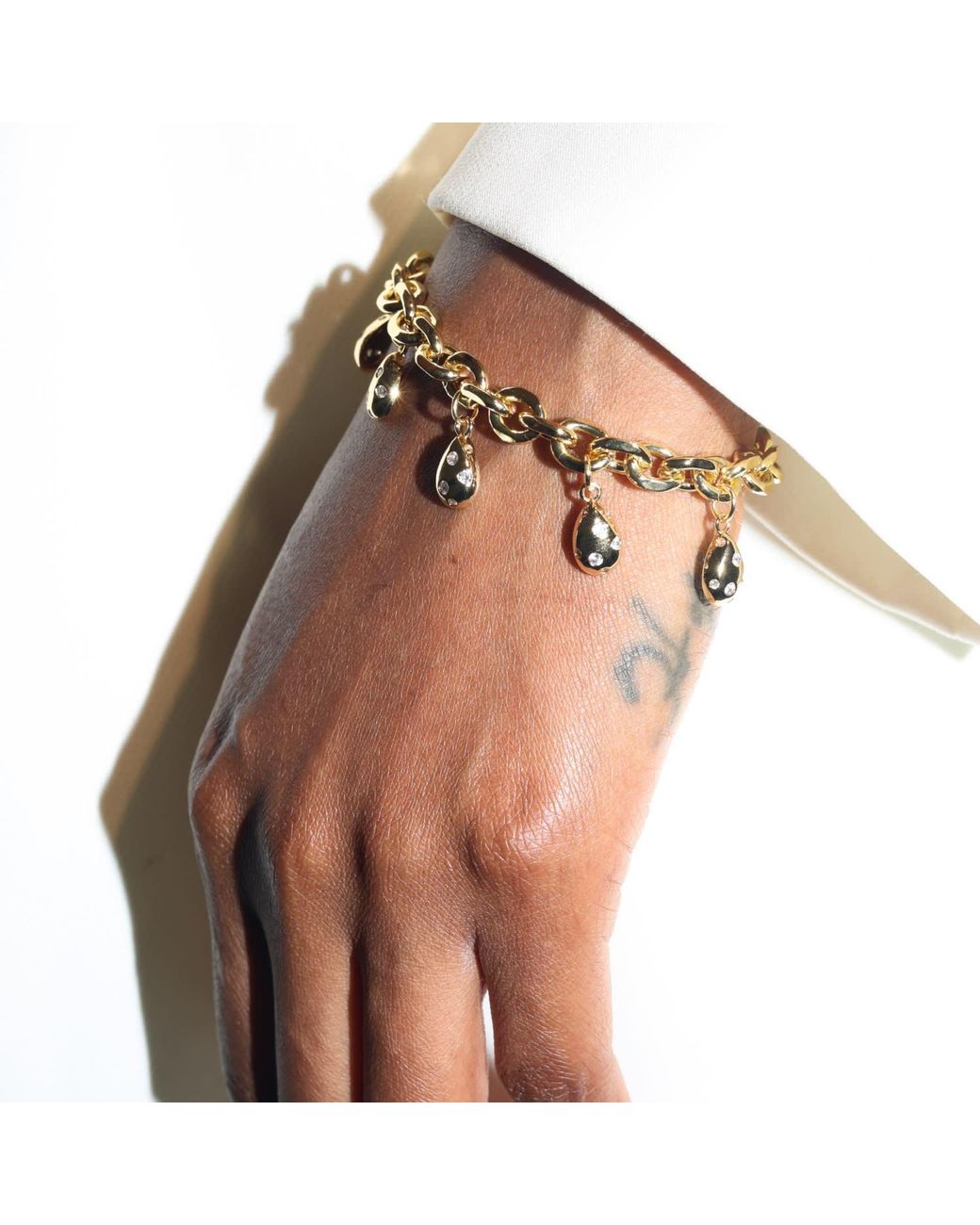 Studio Baloge Metallic Goutte D Or Bracelet
