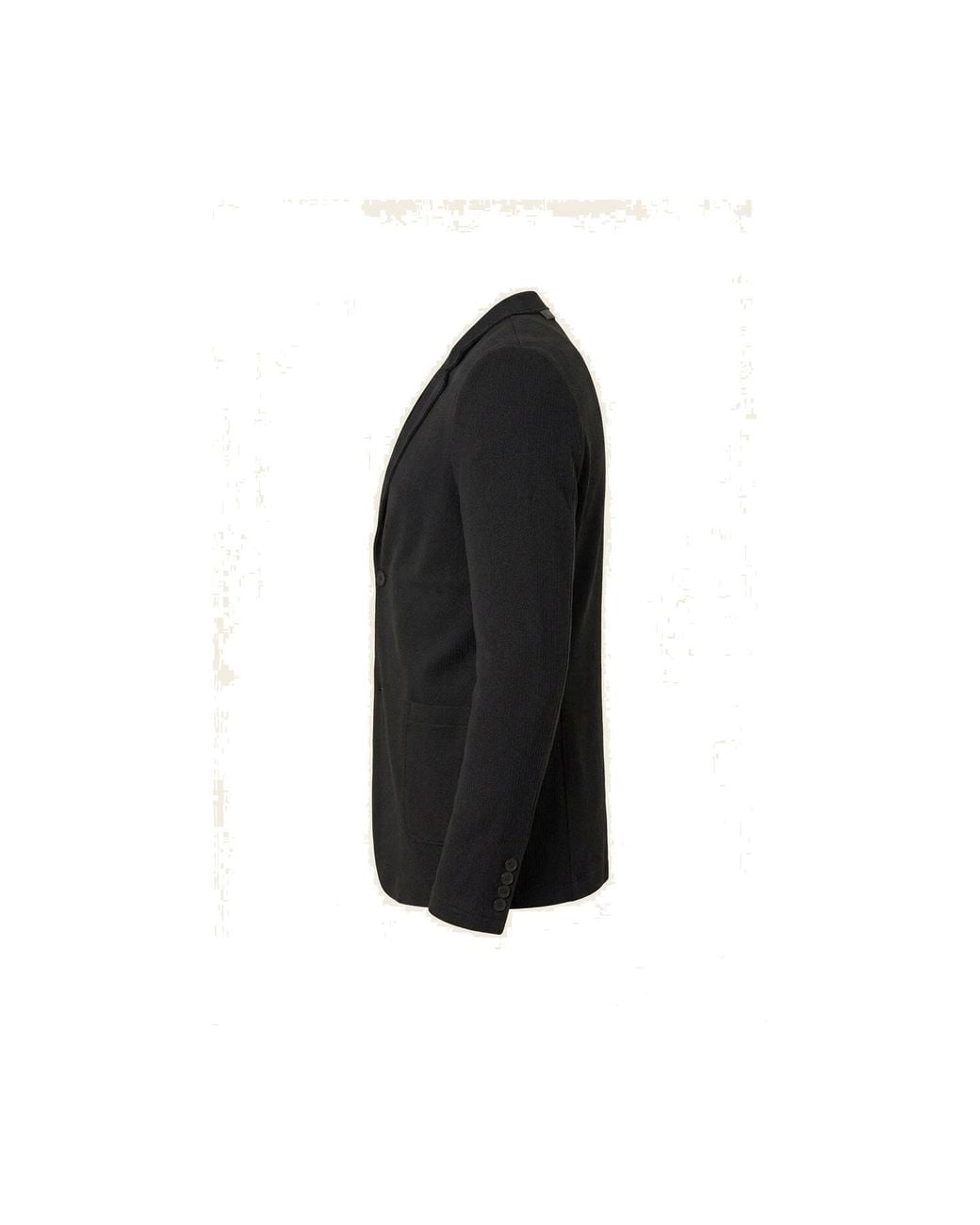 Ron Tomson Black Cotton Blend Knit Cardigan for men