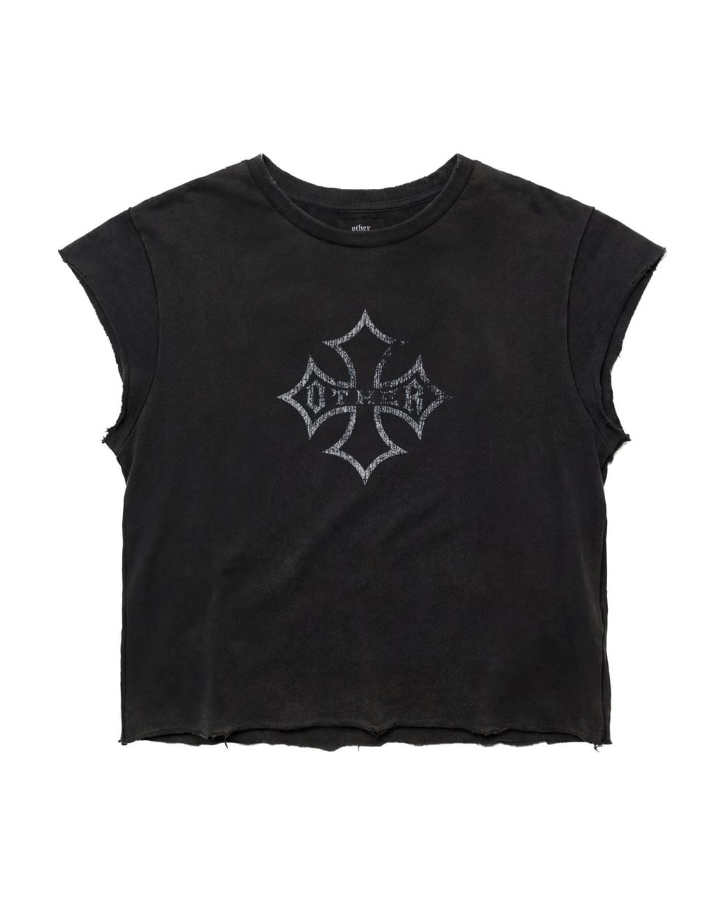 Other Uk Black Icon Vintage Issue Raw Edge T-Shirt for men