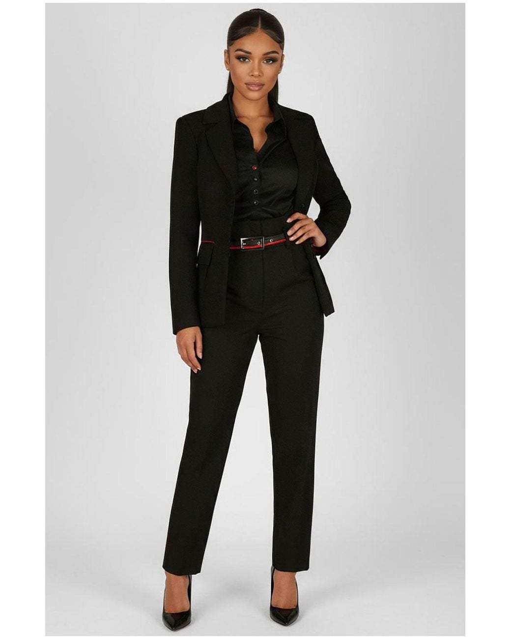 Luna Fashion House Black Tailored Blazer, Barbara