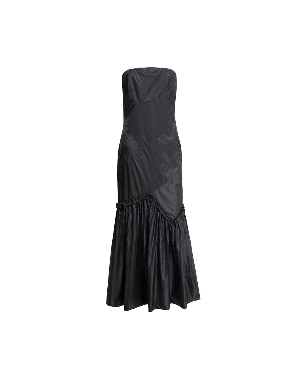 Audrey Vallens Black Spades 2 Strapless Dress