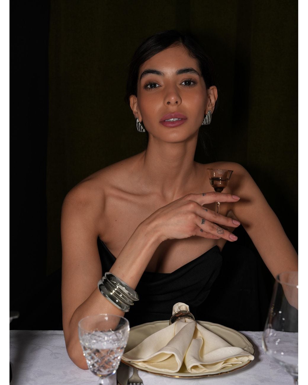 Maison Azur White The Triomphe Cuff Small