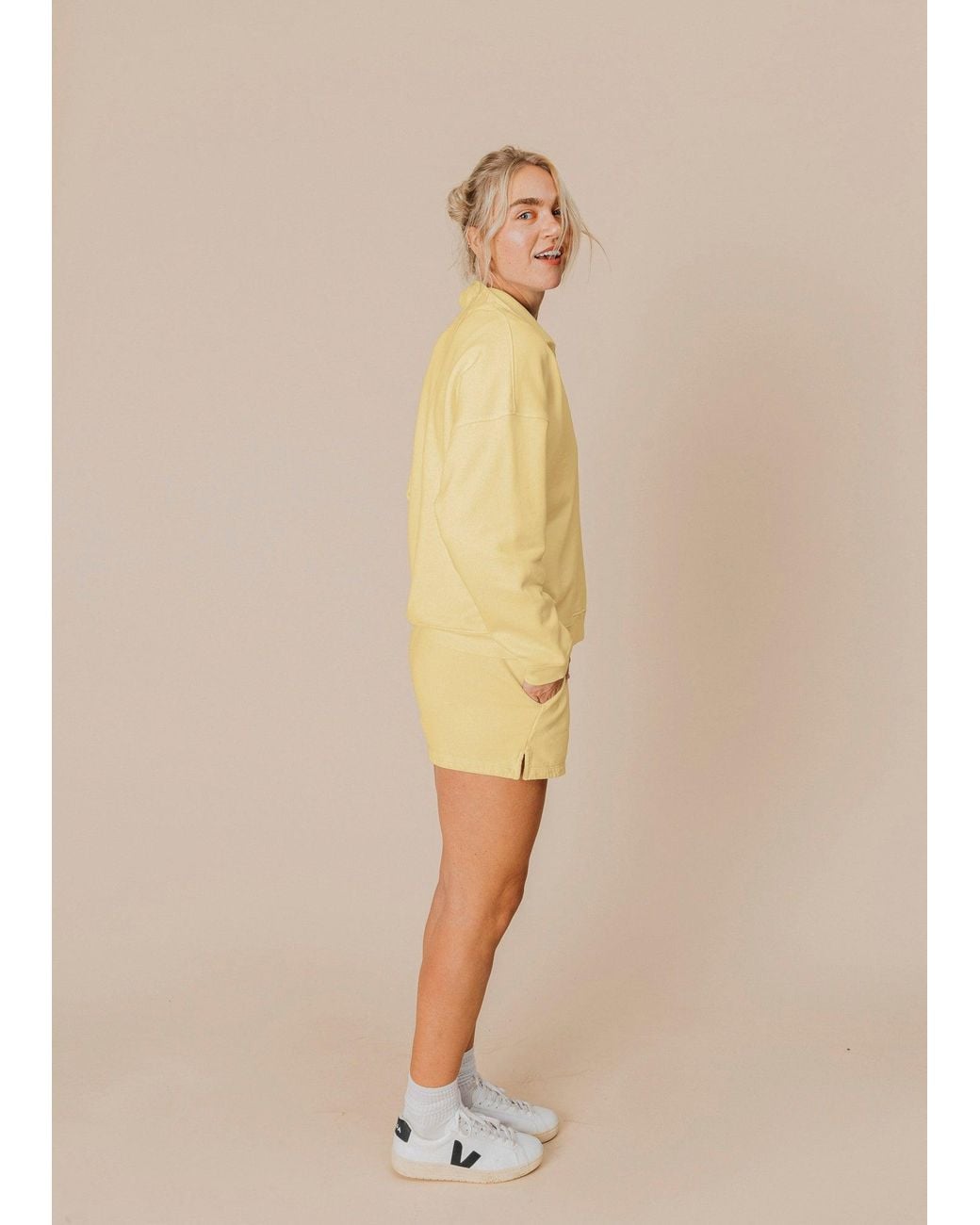 Ocio Leisurewear Yellow Polo Crew