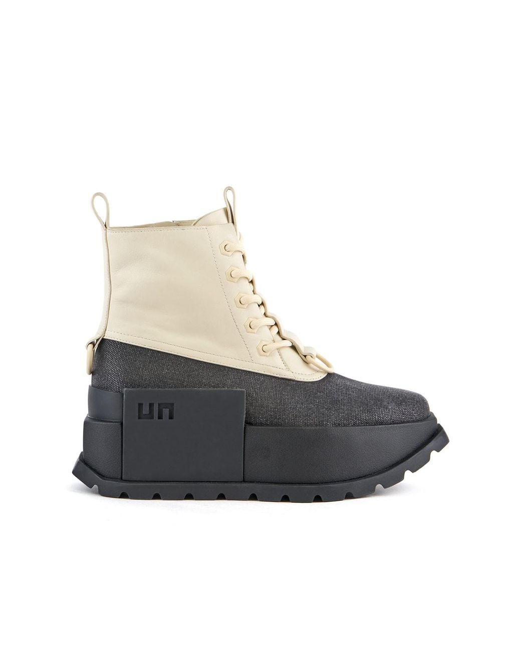 United Nude Multicolor Leather Lace-up Combat Boots
