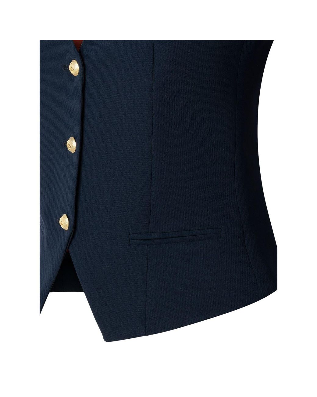 The Extreme Collection Blue Tailored Vest Atelier