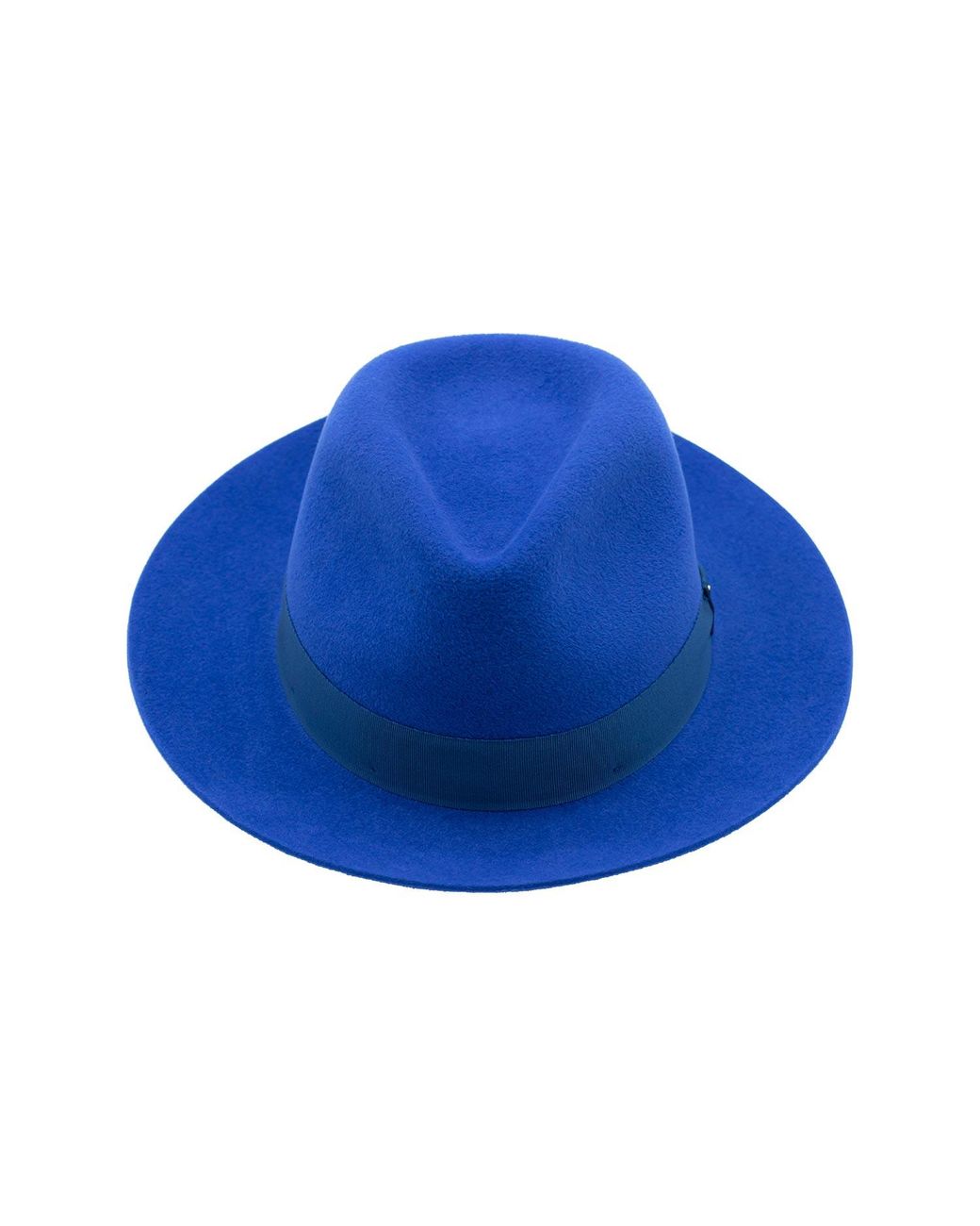 DORIA 1905 Blue Lapin Felt Fedora Hat