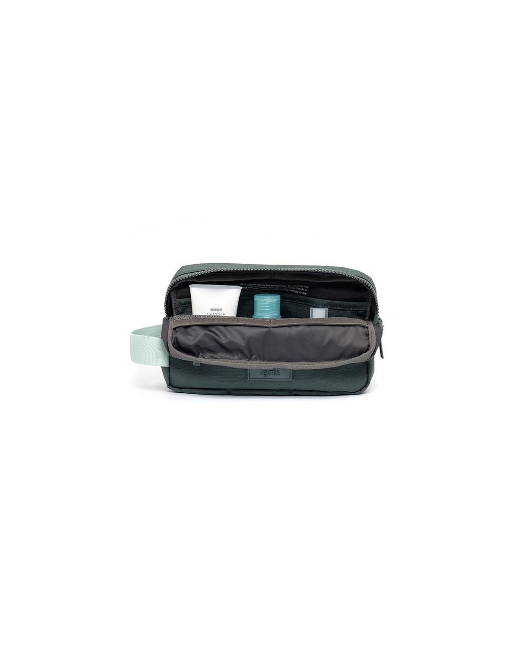 Lefrik Green Kei Lithe Washbag Laurel for men