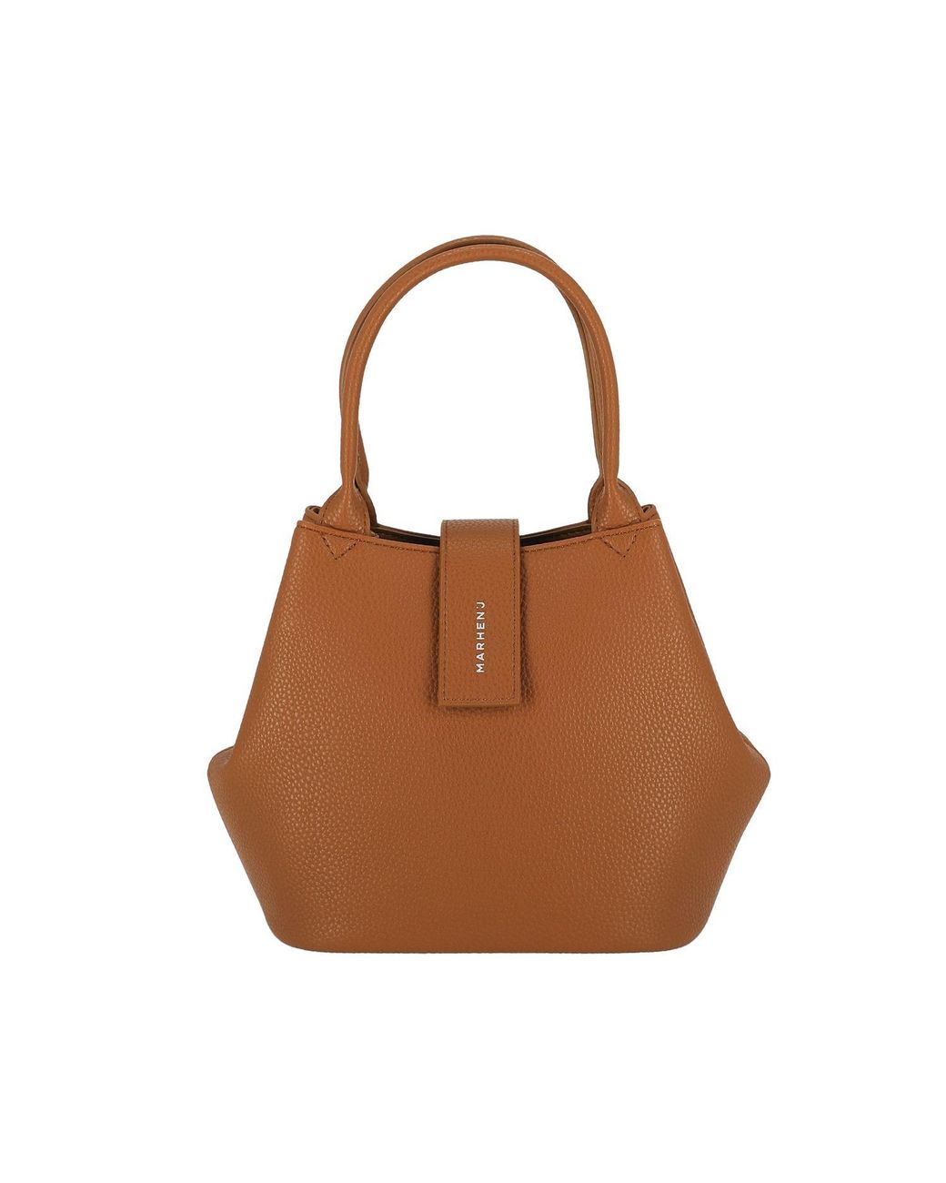 MARHEN.J Brown Aubree Vegan Leather Tote Bag