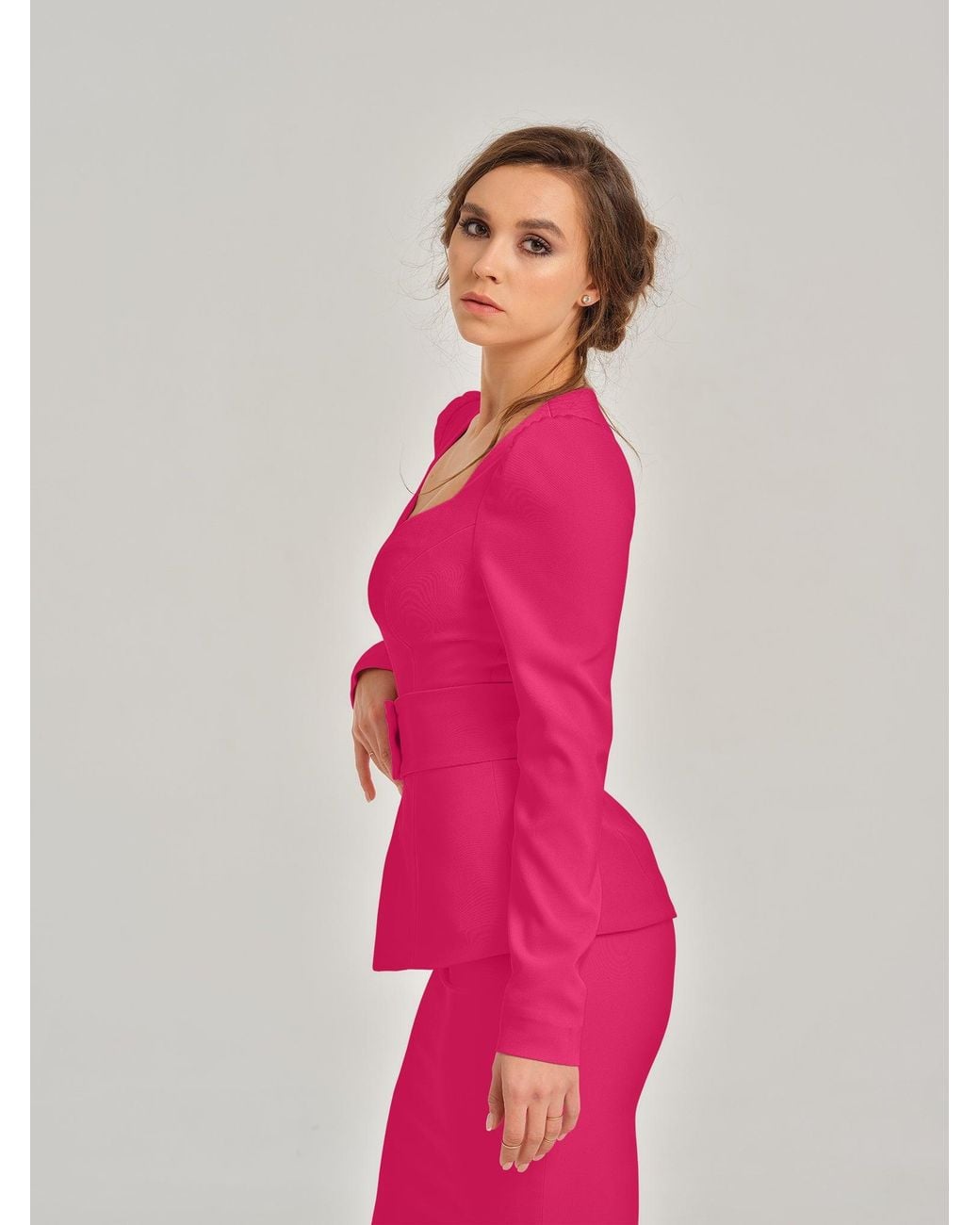Tia Dorraine Pink Hot Two-Piece Set