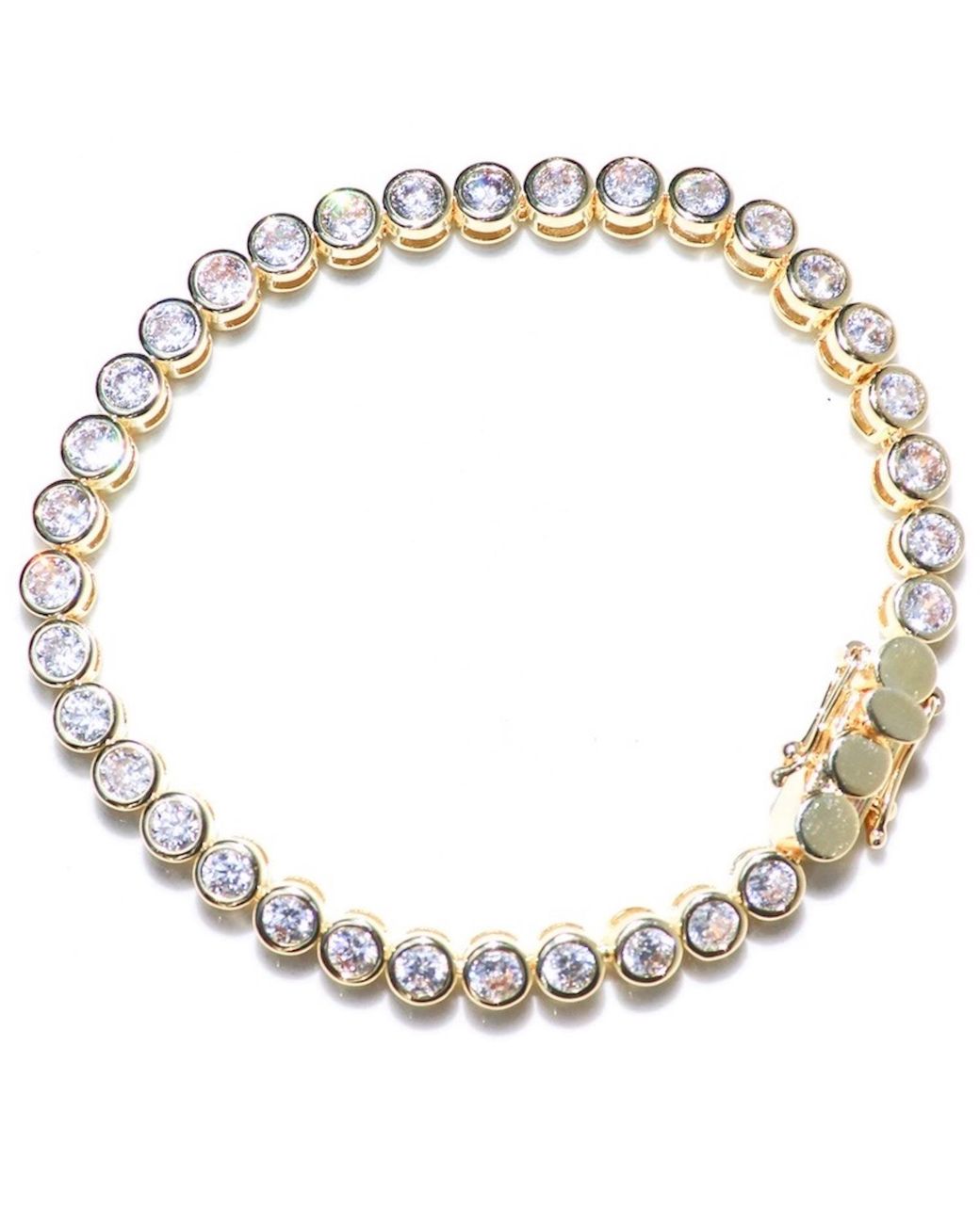 Native Gem Metallic Solar Bracelet- Vermeil