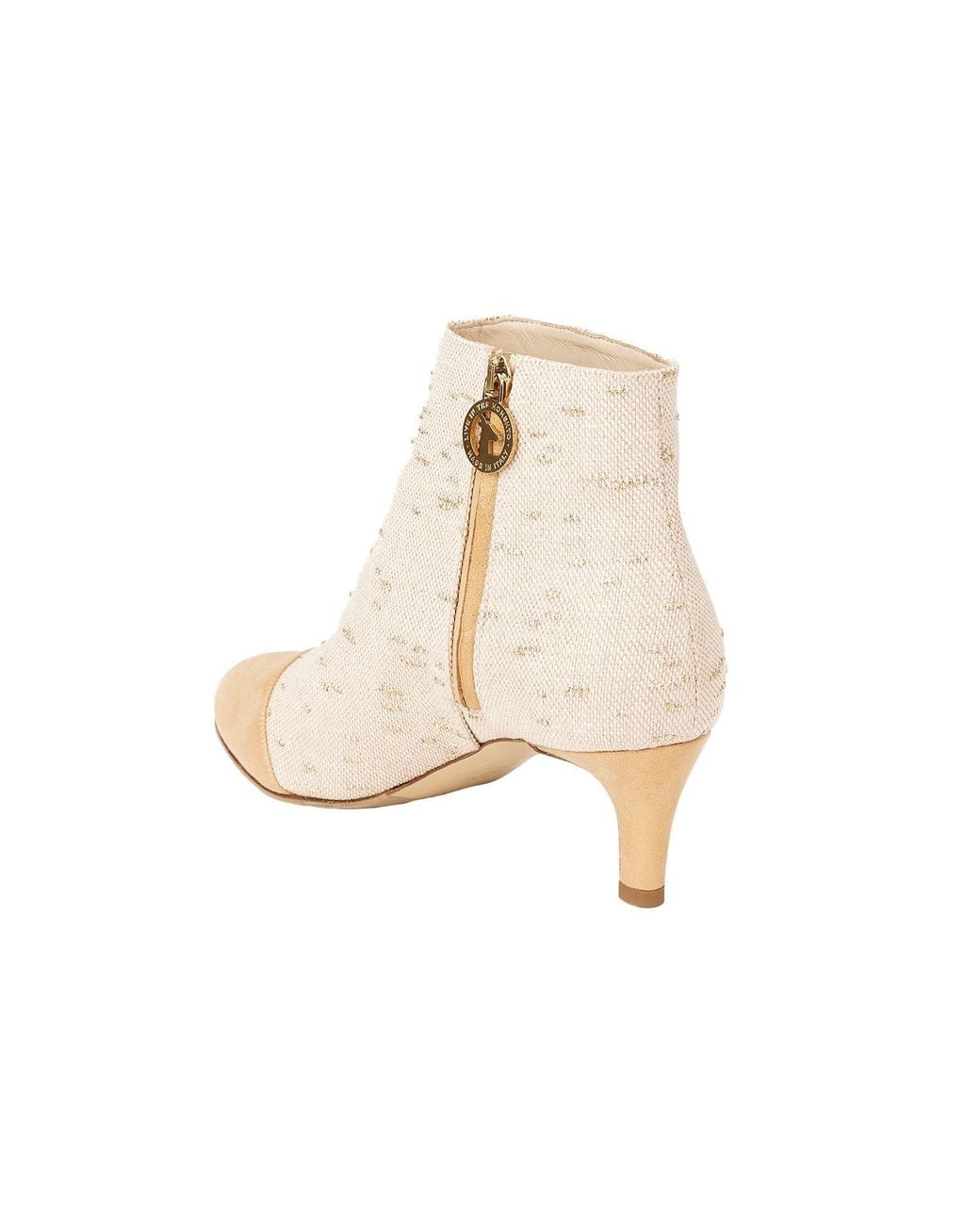 Moon D'elle Natural Neutrals Eclisse Ankle Boots