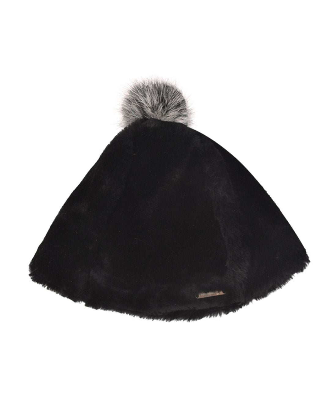 Owen Barry Black Toscana Beanie Hat With Pom