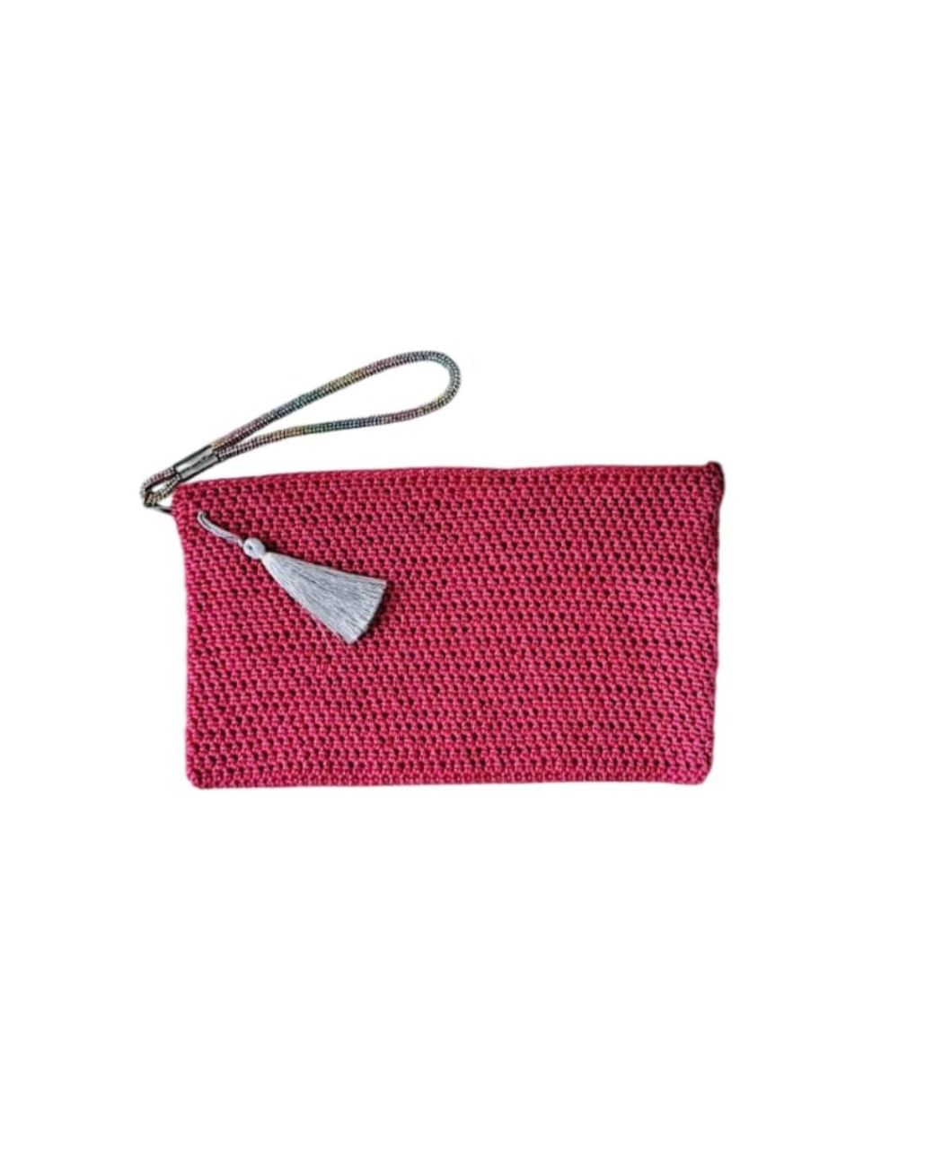 Springmoonatelier Red Handmade Clutch Bag – Elegant And Chic