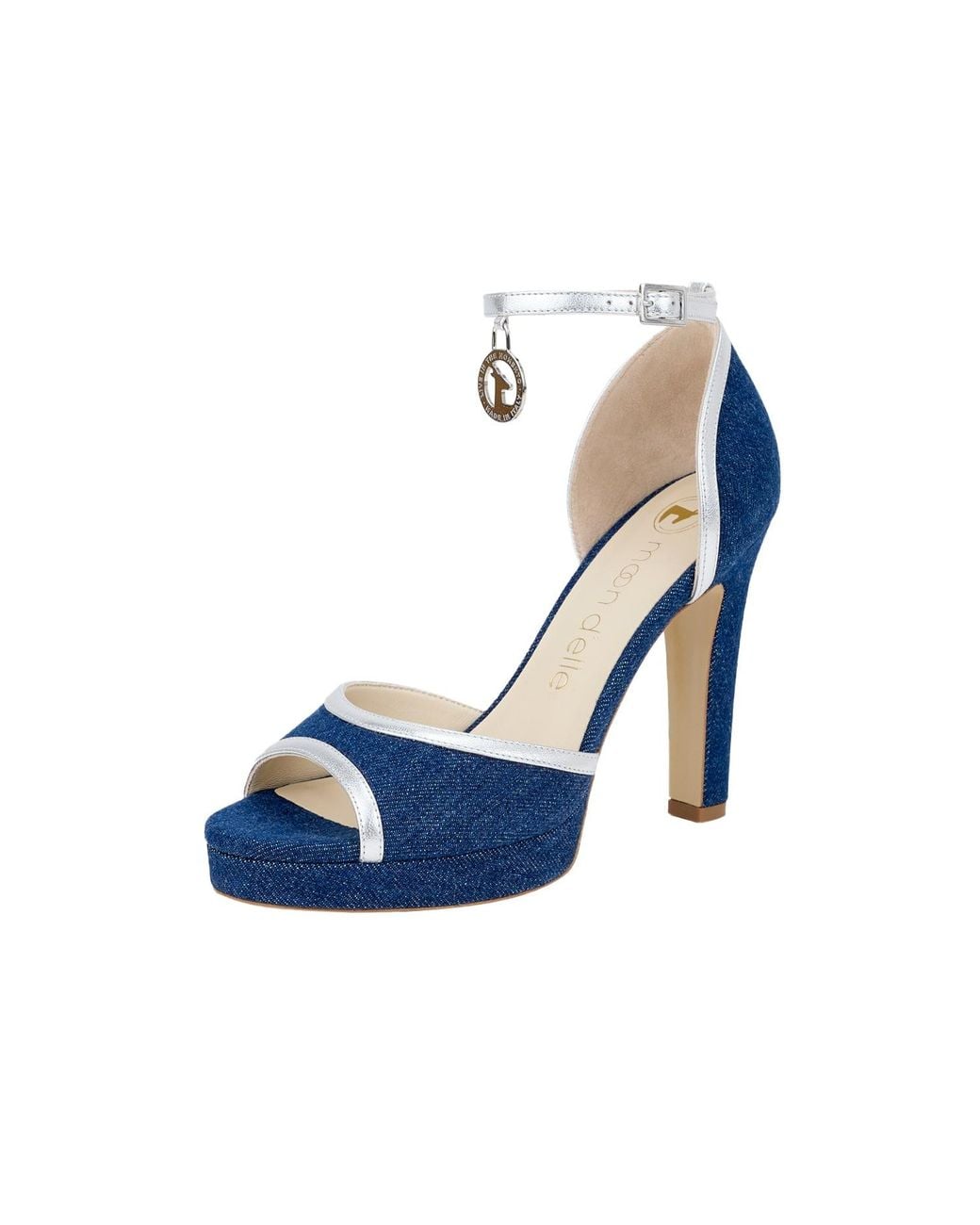 Moon D'elle Blue The Nebbiolina Heels