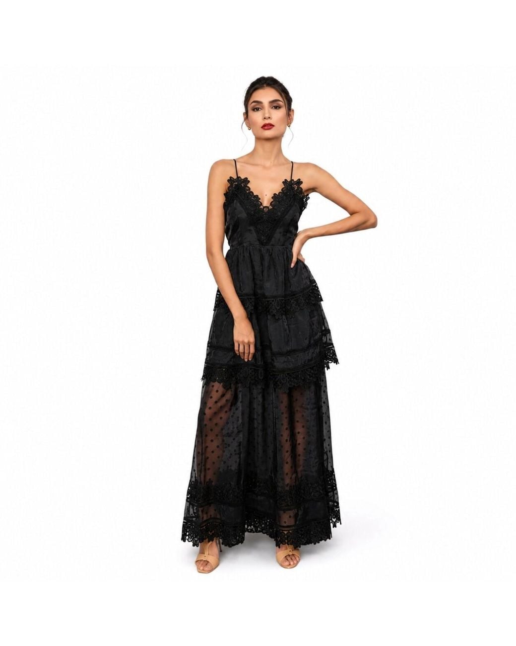Chuks Collins Black Nové Dress