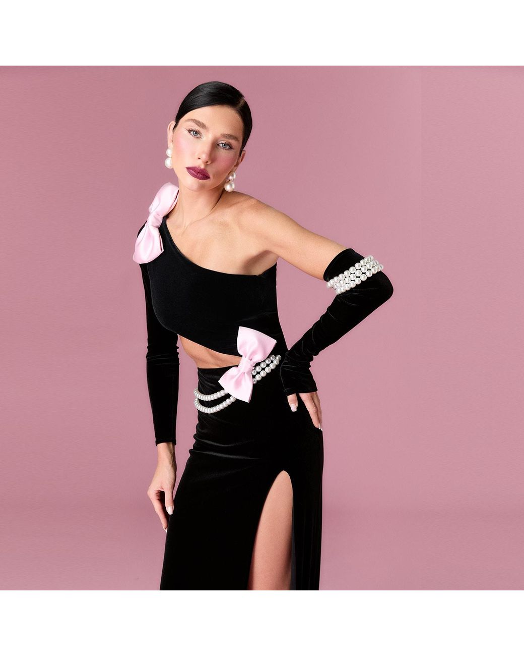Nur Karaata Black Divine Society Dress