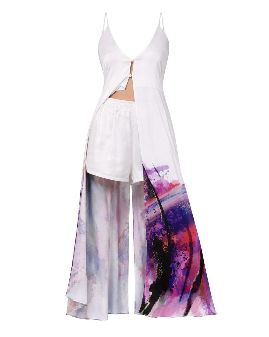 Zafur White Mayfair Short