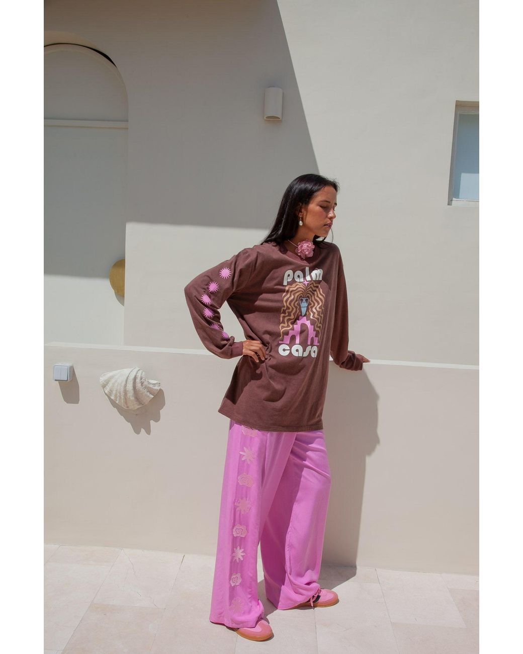 Palm Collective Pink Romi Pants