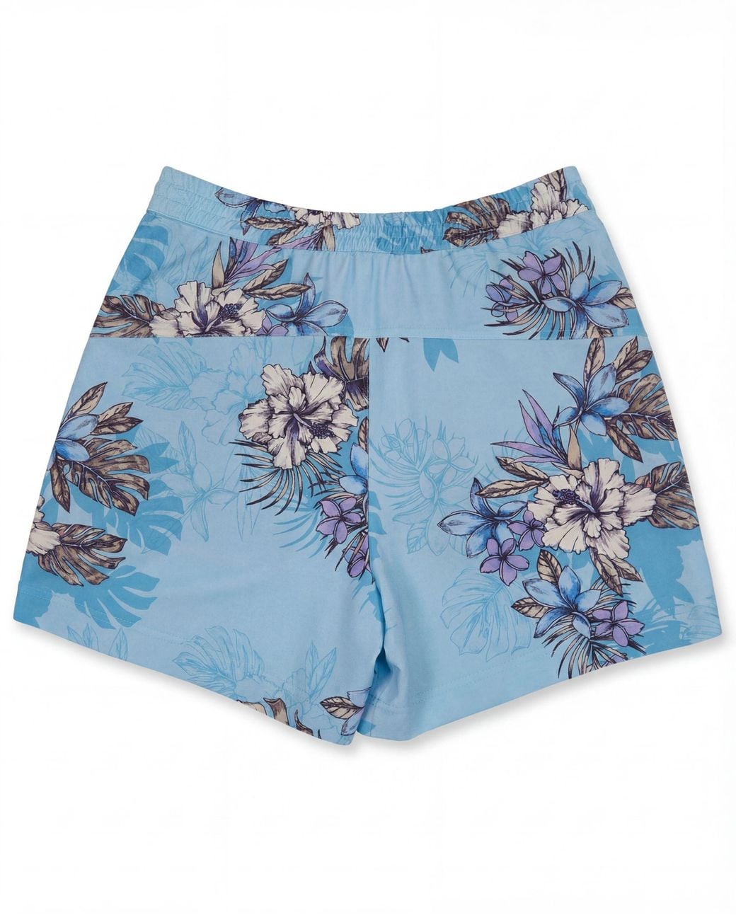 Lords of Harlech Blue Penelope Exotic Floral Drawstring Short
