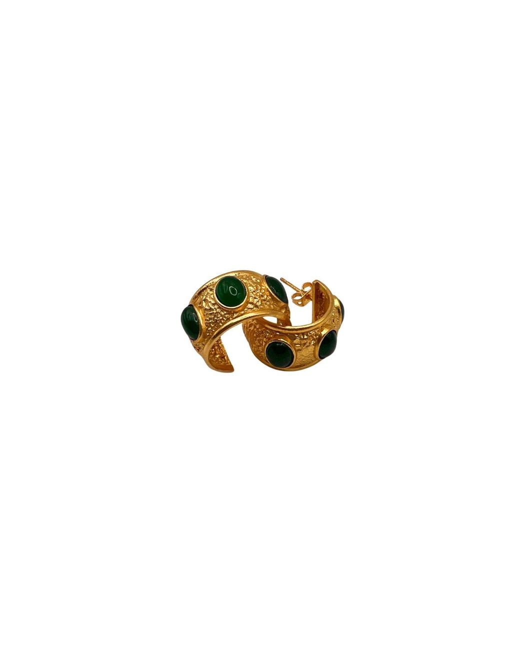 Les Reines Metallic Emerald Crown