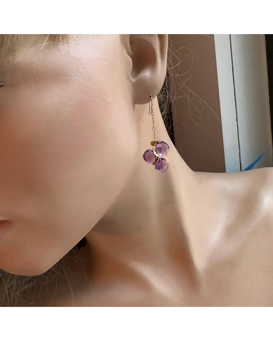 Lori Kaplan Design Purple Amethyst Passion Earrings