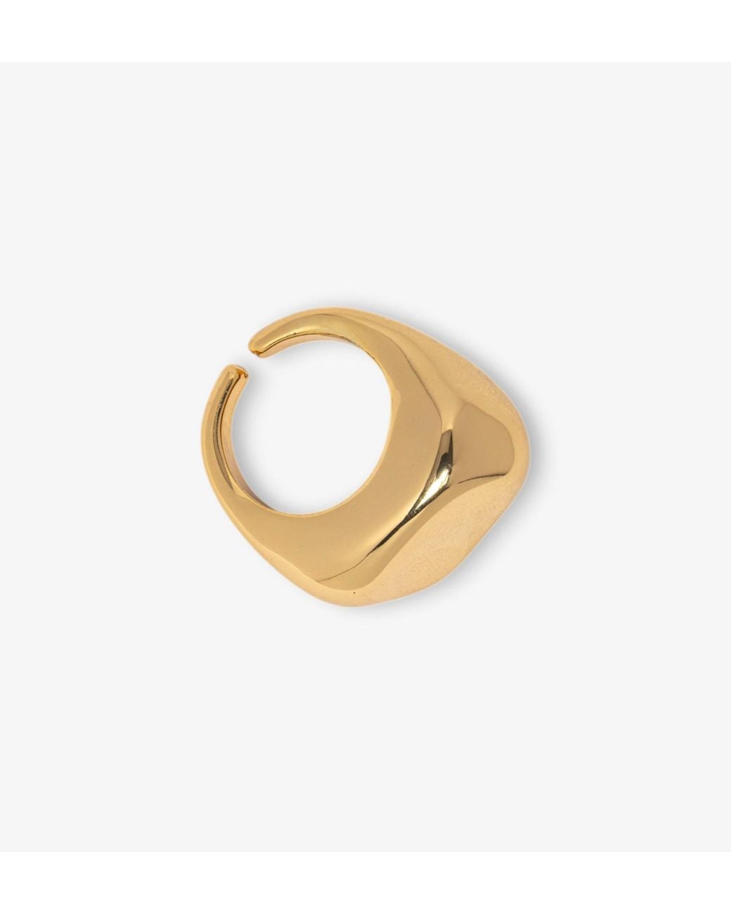 Uchi and Soto Metallic Nami Hammered Ring