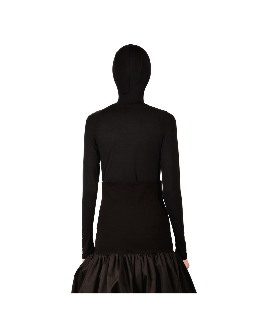 Ioana Ciolacu Black Hooded Bamboo Body
