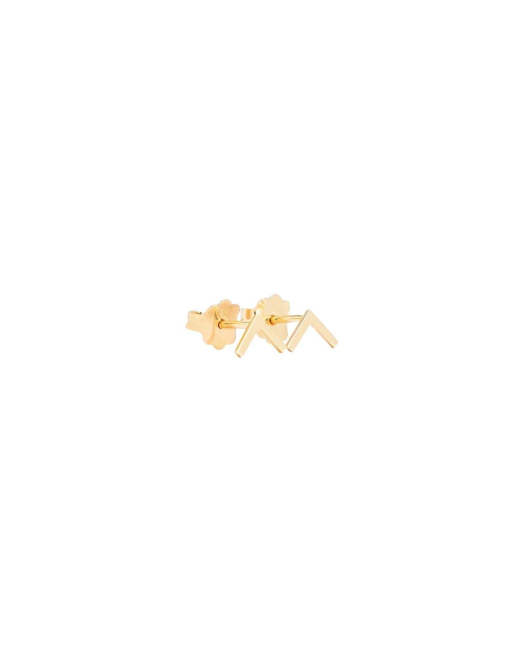 Gallery Metallic Mini Angle Earrings
