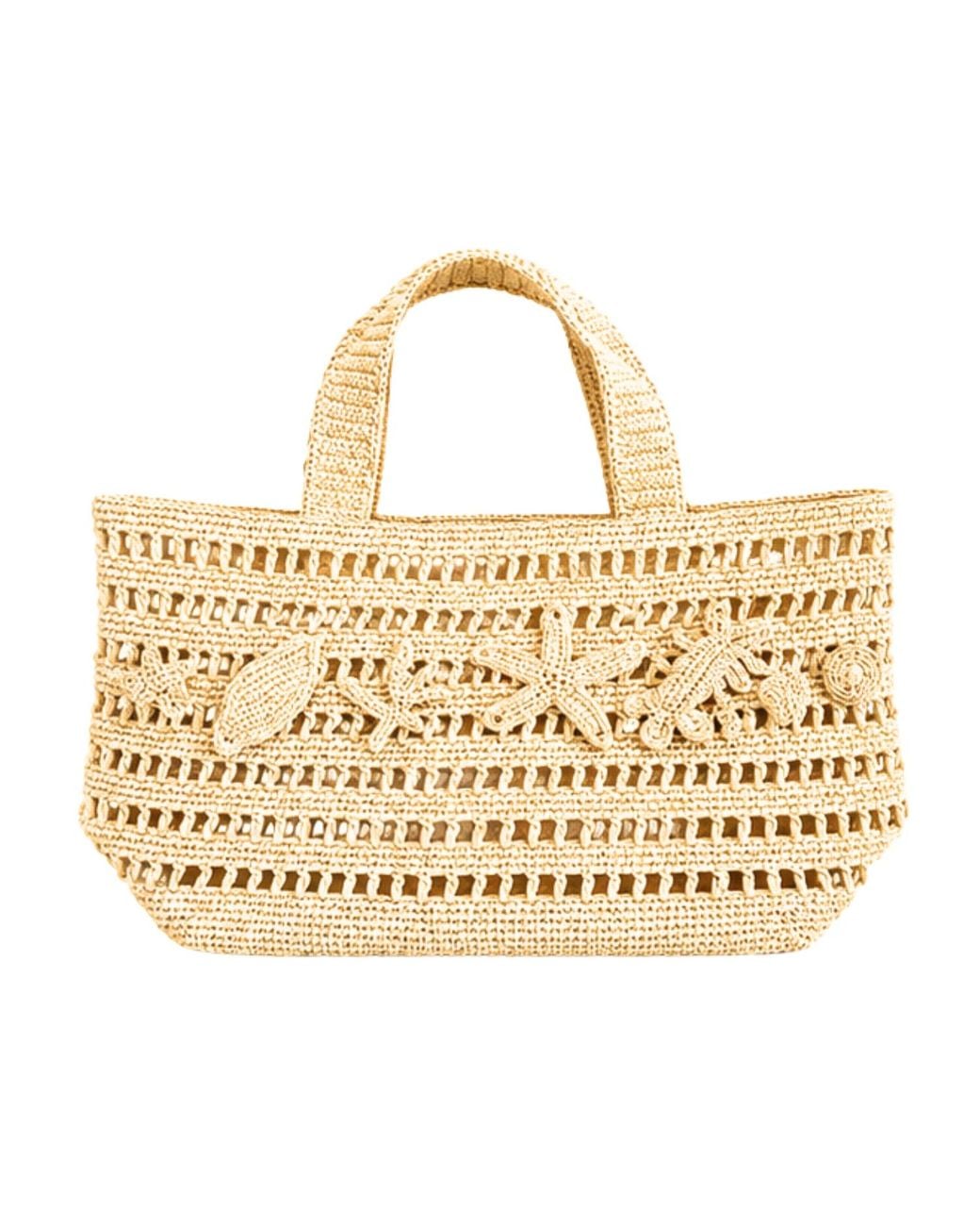 Zanatany Concepts Metallic Neutrals Coralia Tote