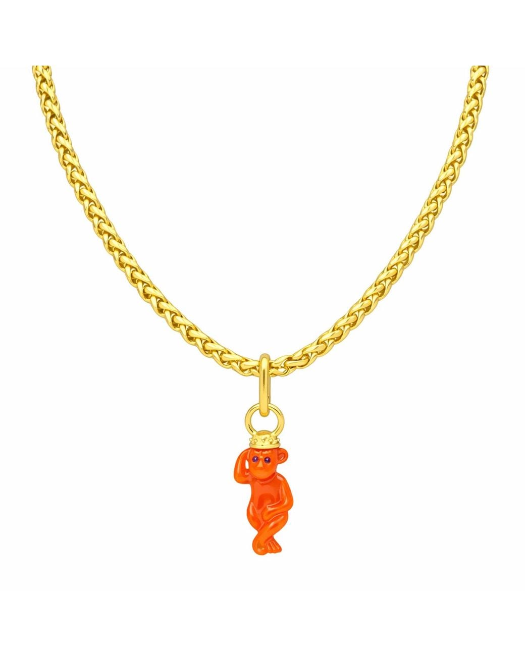 Michael Nash Jewelry Orange Monkey Charm