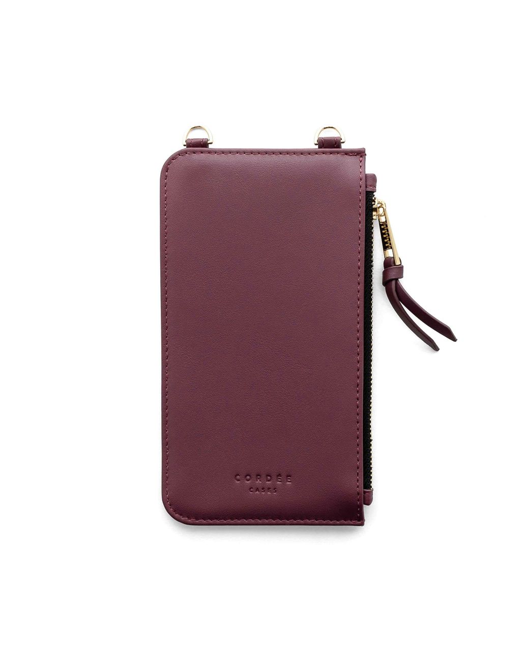 Cordée Cases Purple Scarlett 3-Piece Crossbody Phone Case Set Burgundy