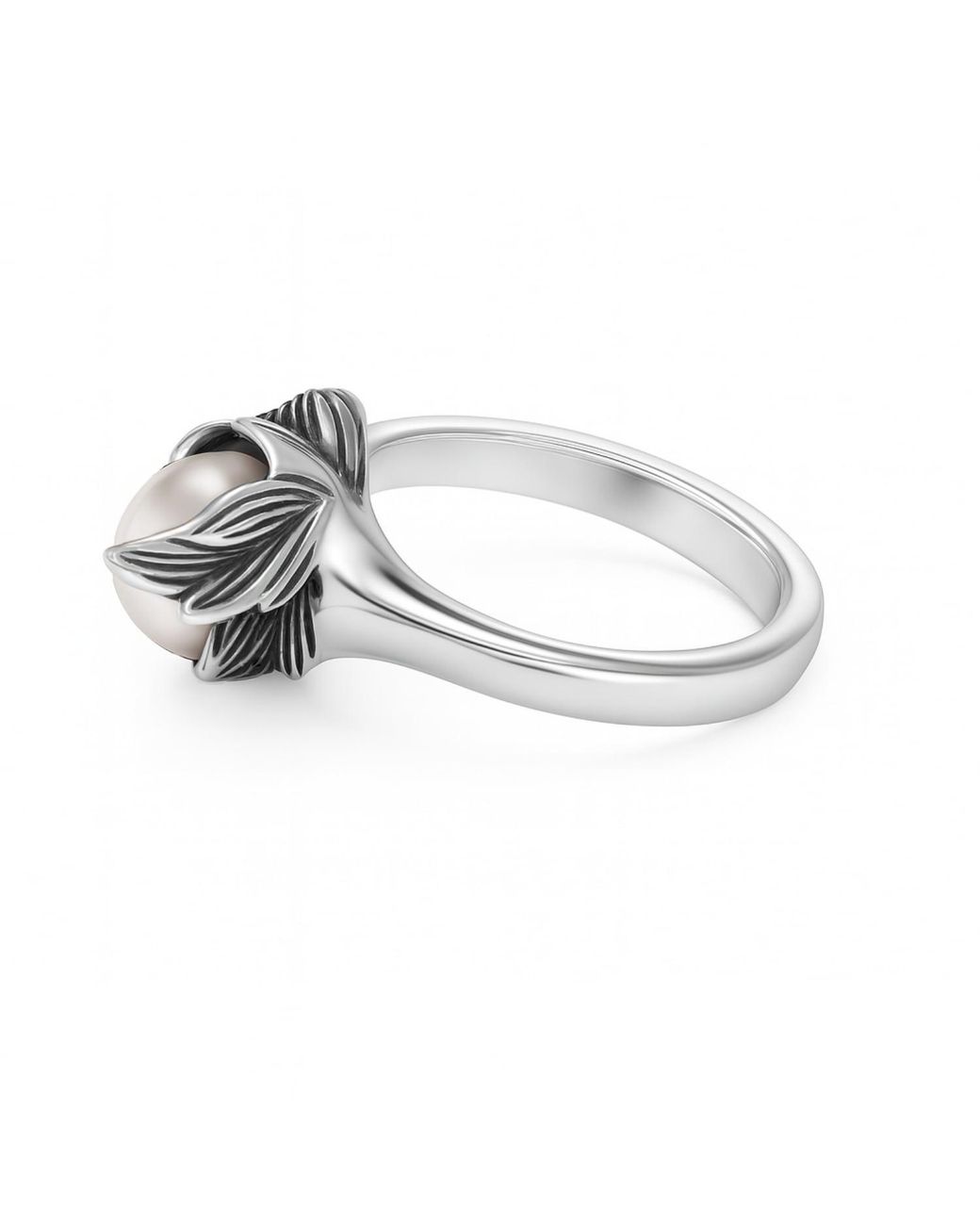 Unaloe Metallic Sterling With Pearl Coleus– Handmade Jewelry For