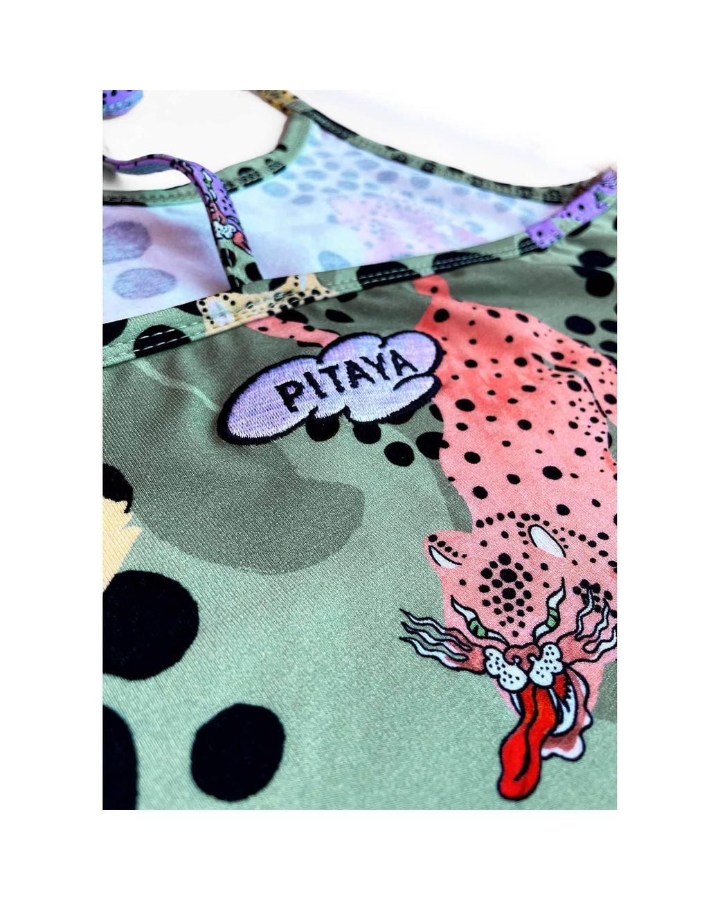 Pitaya Yoga Green Neutrals Ms Chee Top