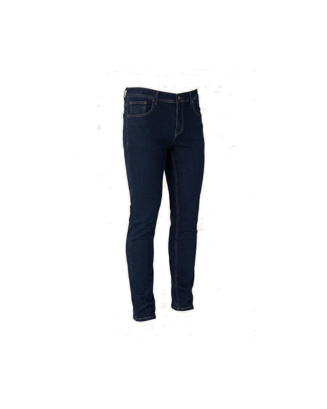 Ron Tomson Blue Tapered Stretch Jeans for men