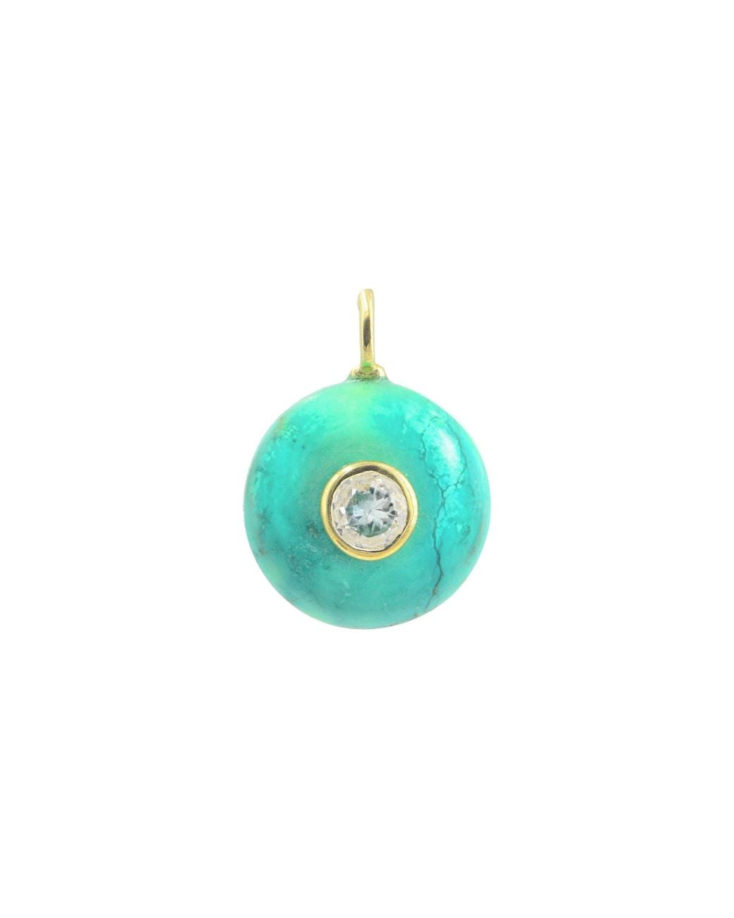 KAMARIA Blue Gemstone Pendant With Topaz