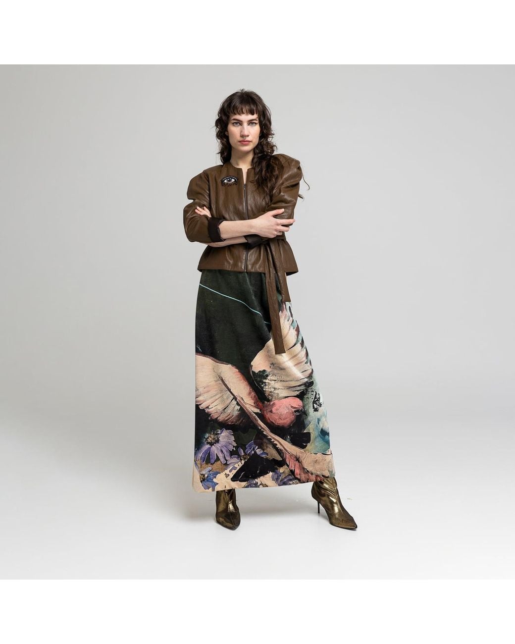 ARTISTA Green Angie Maxi Skirt