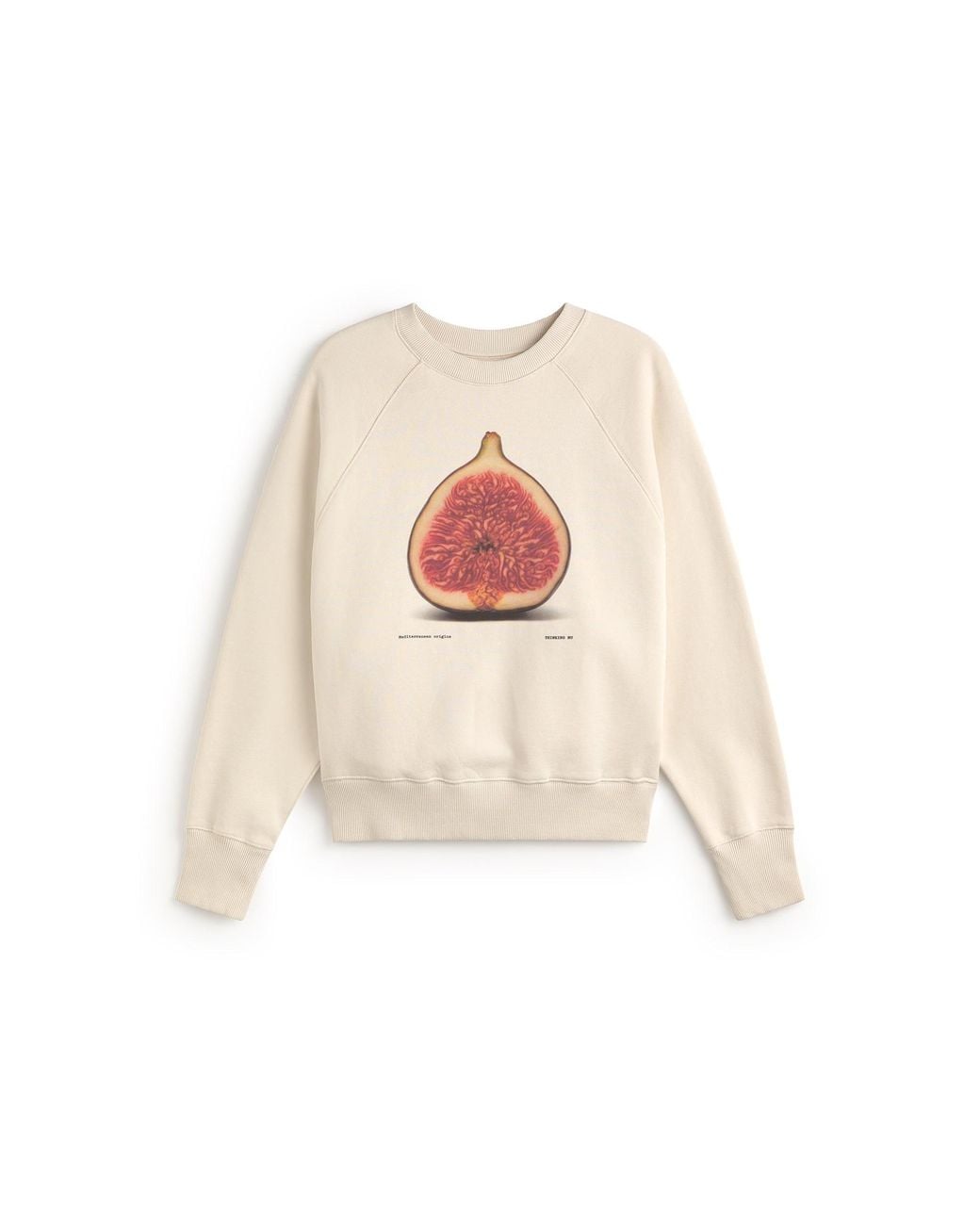 Thinking Mu White Figa Bonnie Sweatshirt