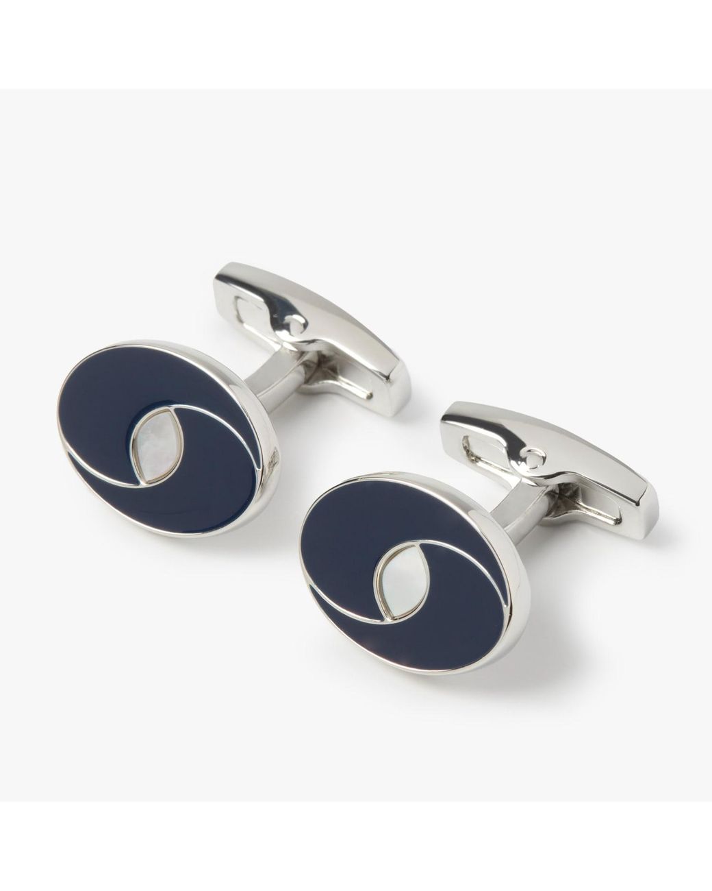 Simon Carter Blue Oval Eye Cufflink for men