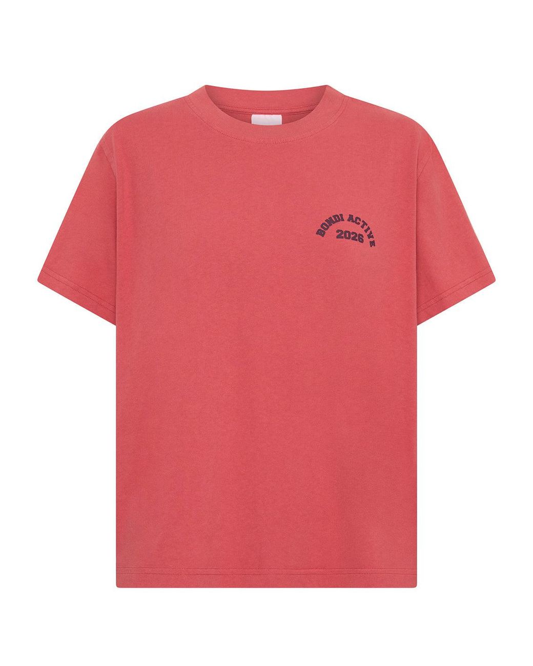 Bondi Active Red Forma Varsity Tee