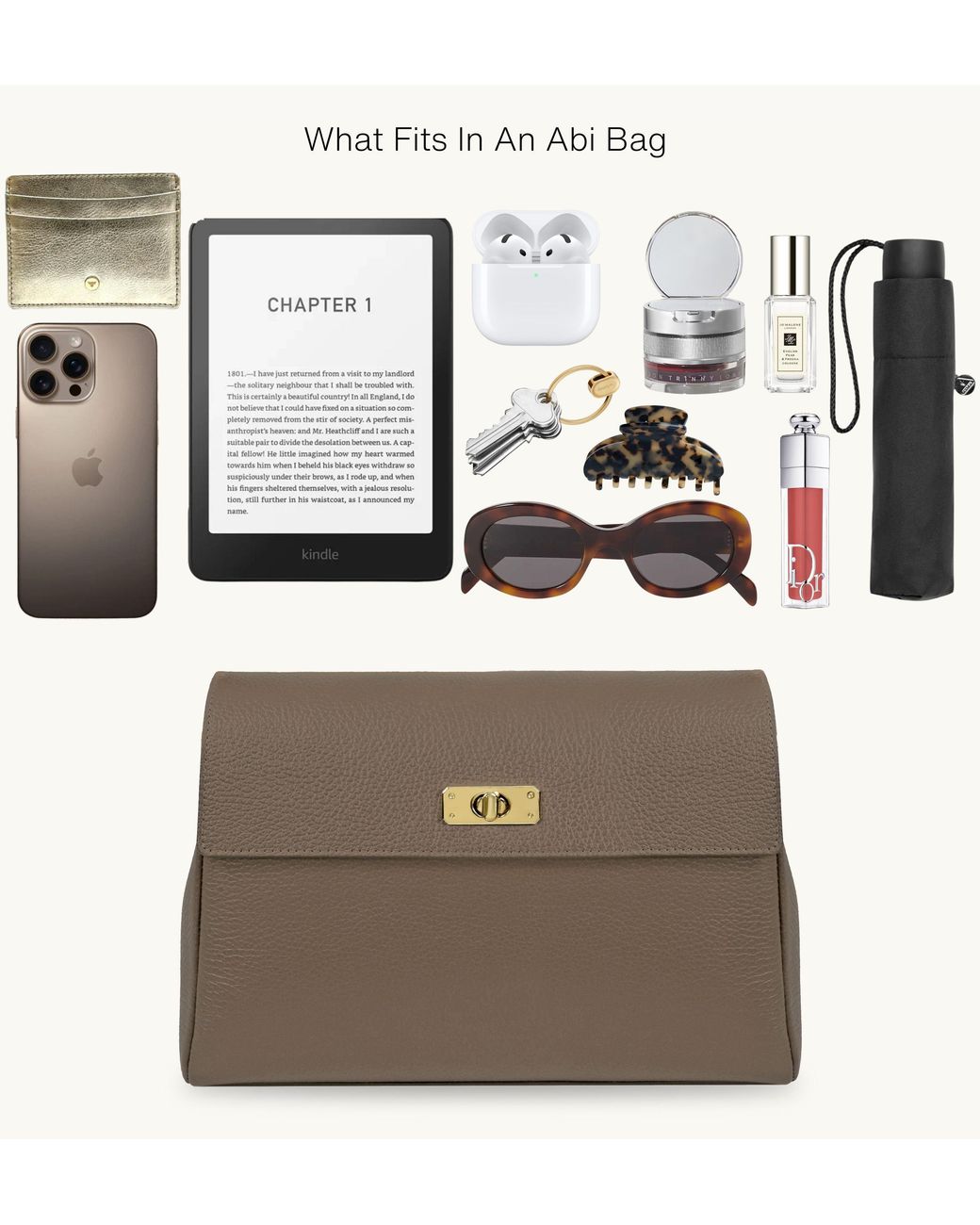 Apatchy London Black The Abi Chocolate Leather Bag