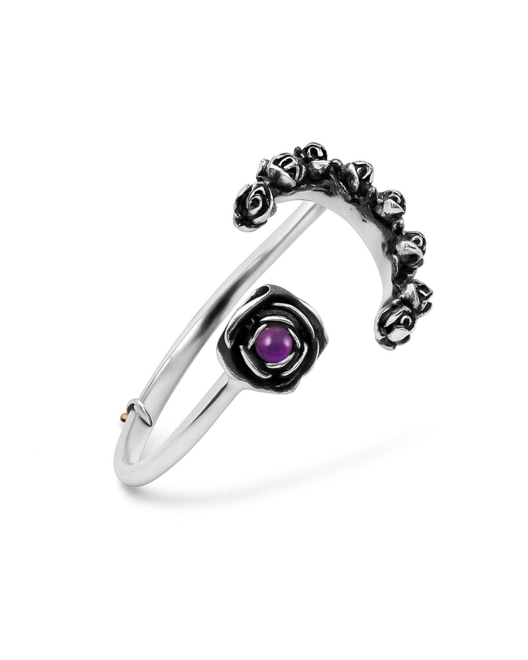 Unaloe White Moon Rose Open Bracelet