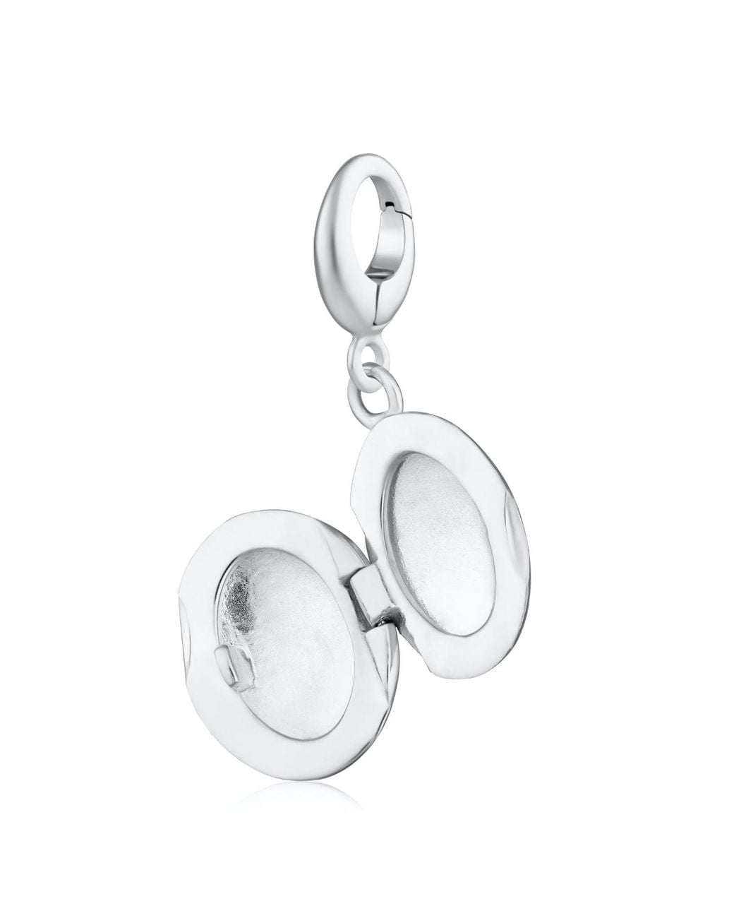 Lily Charmed Metallic Sterling Tiny Celestial Locket Charm