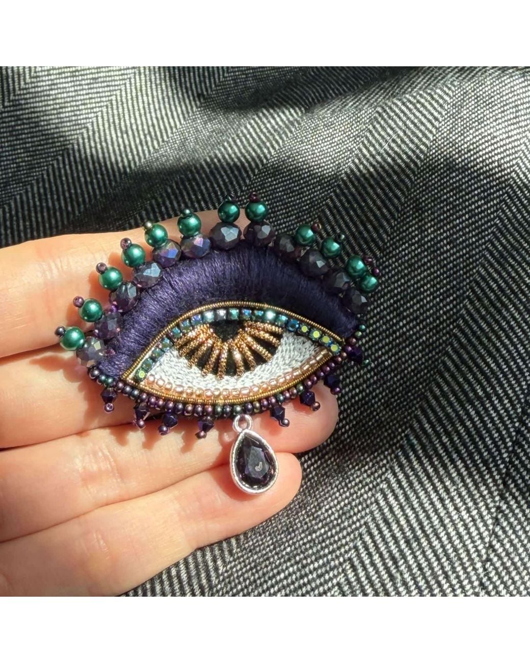 VETKA Blue Eye Talisman Brooch – Spellbound Eye