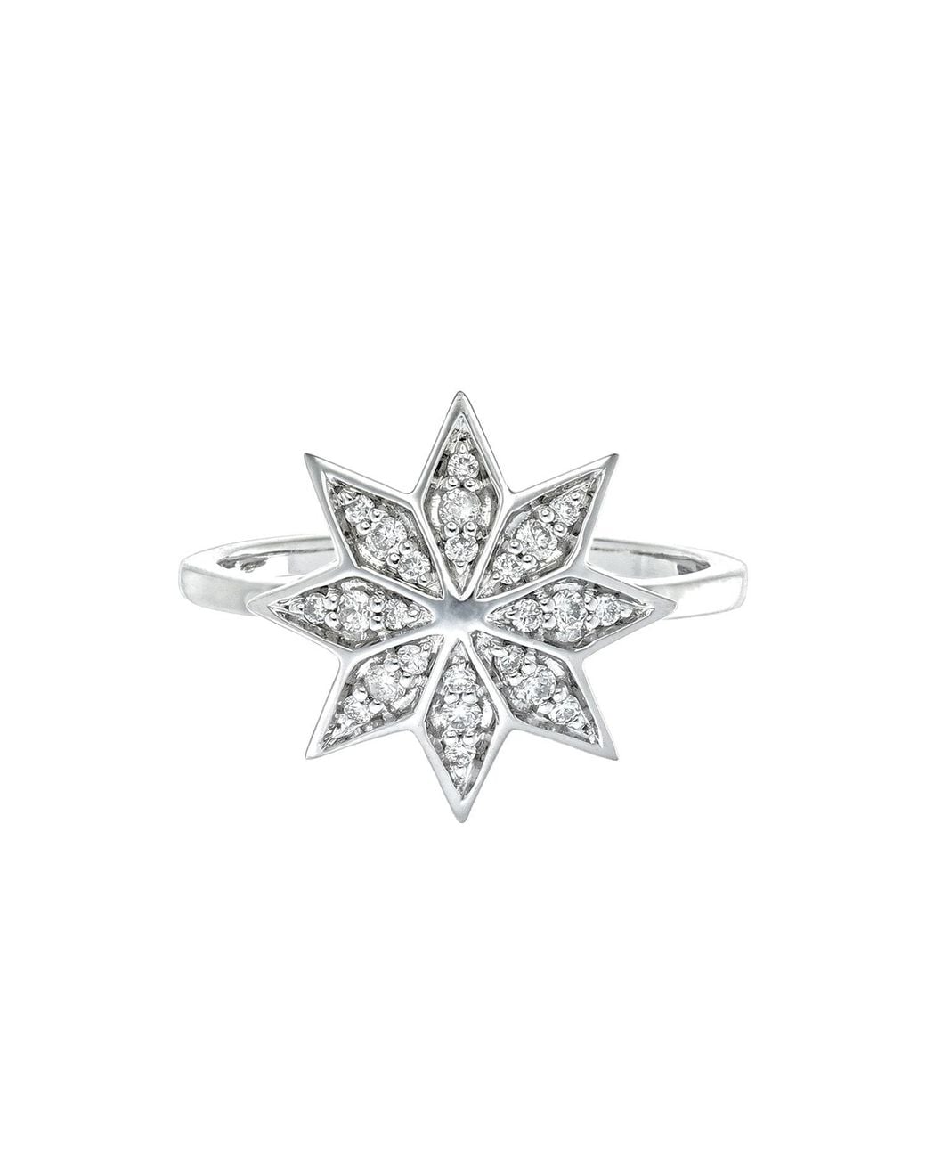 Zoe & Morgan White Lakshmi Ring Diamond