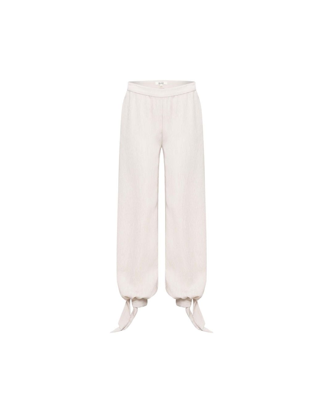 Sélone White Neutrals Selis Balloon Trousers